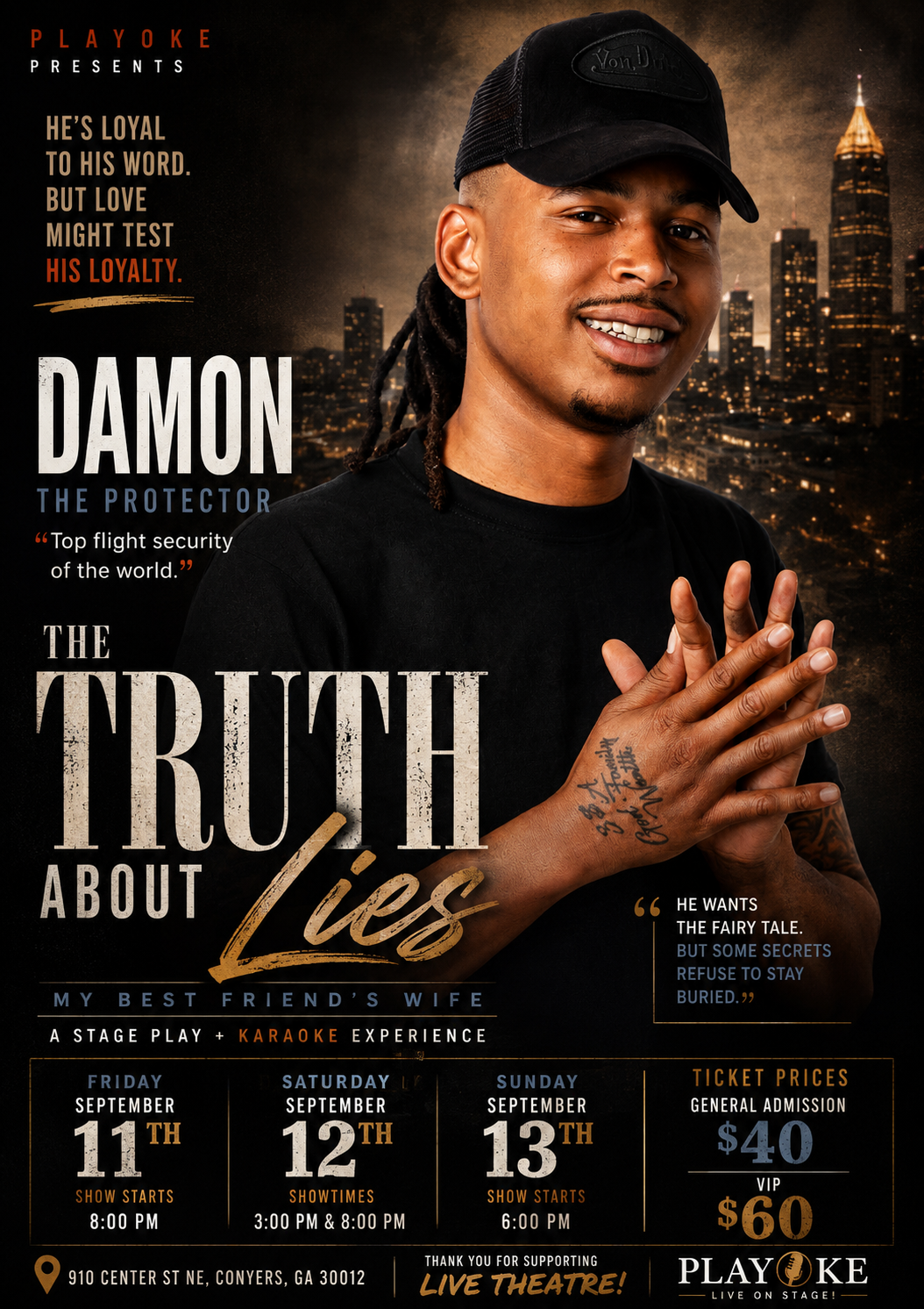 DAMON, The Protector — official character poster